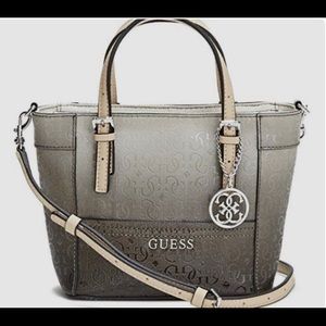 Guess ombré grey small satchel guess bag